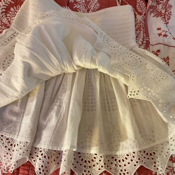 Hemant & Nandita White Mini Skirt NW Large - Picture 3 of 11